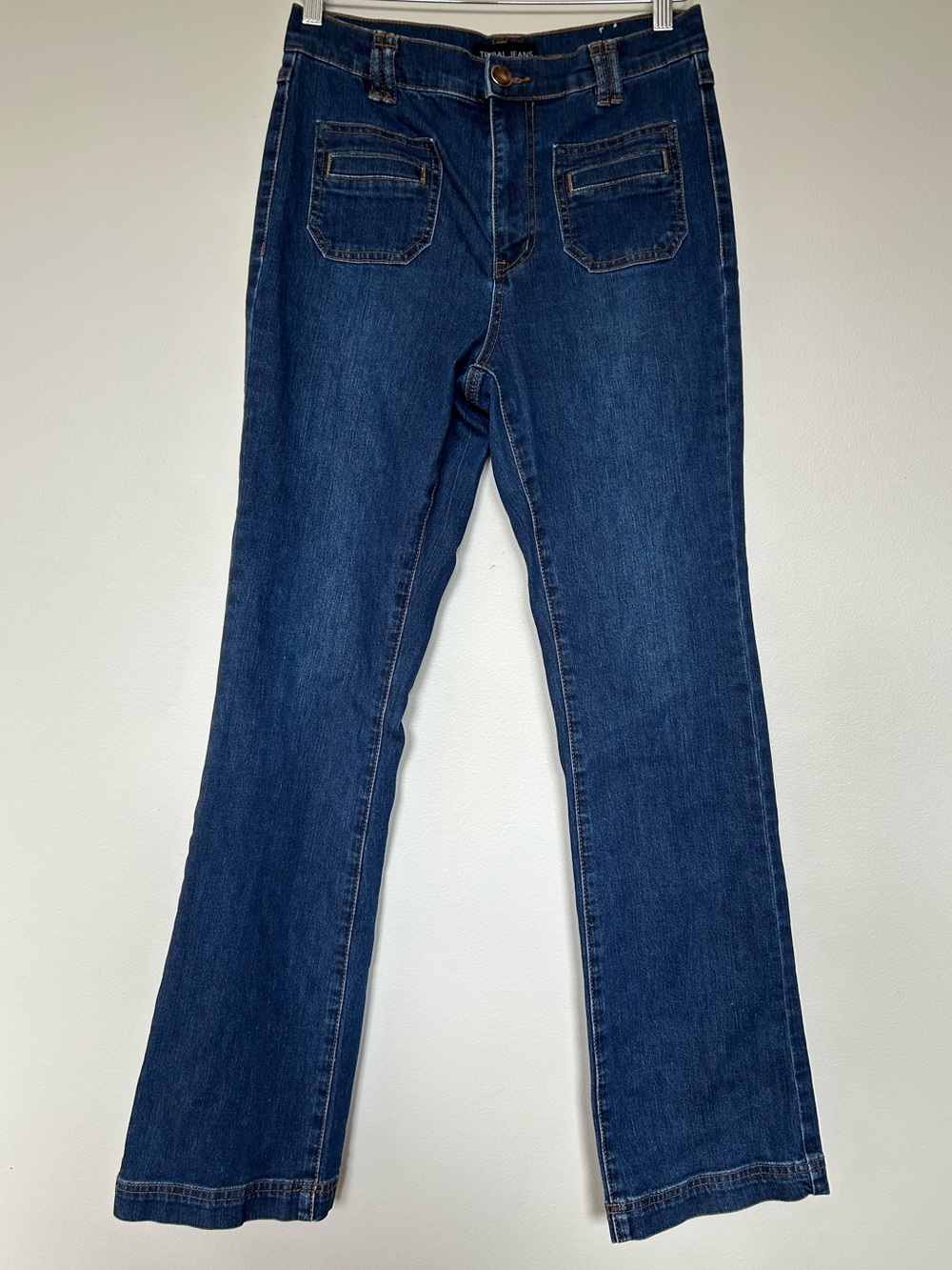 TRIBAL JEANS Dark Indigo Straight Leg Denim